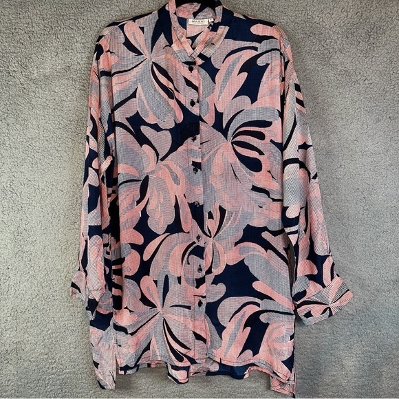 Masai Clothing Multicolor IDEQA Button Up Blouse - Picture 4 of 13